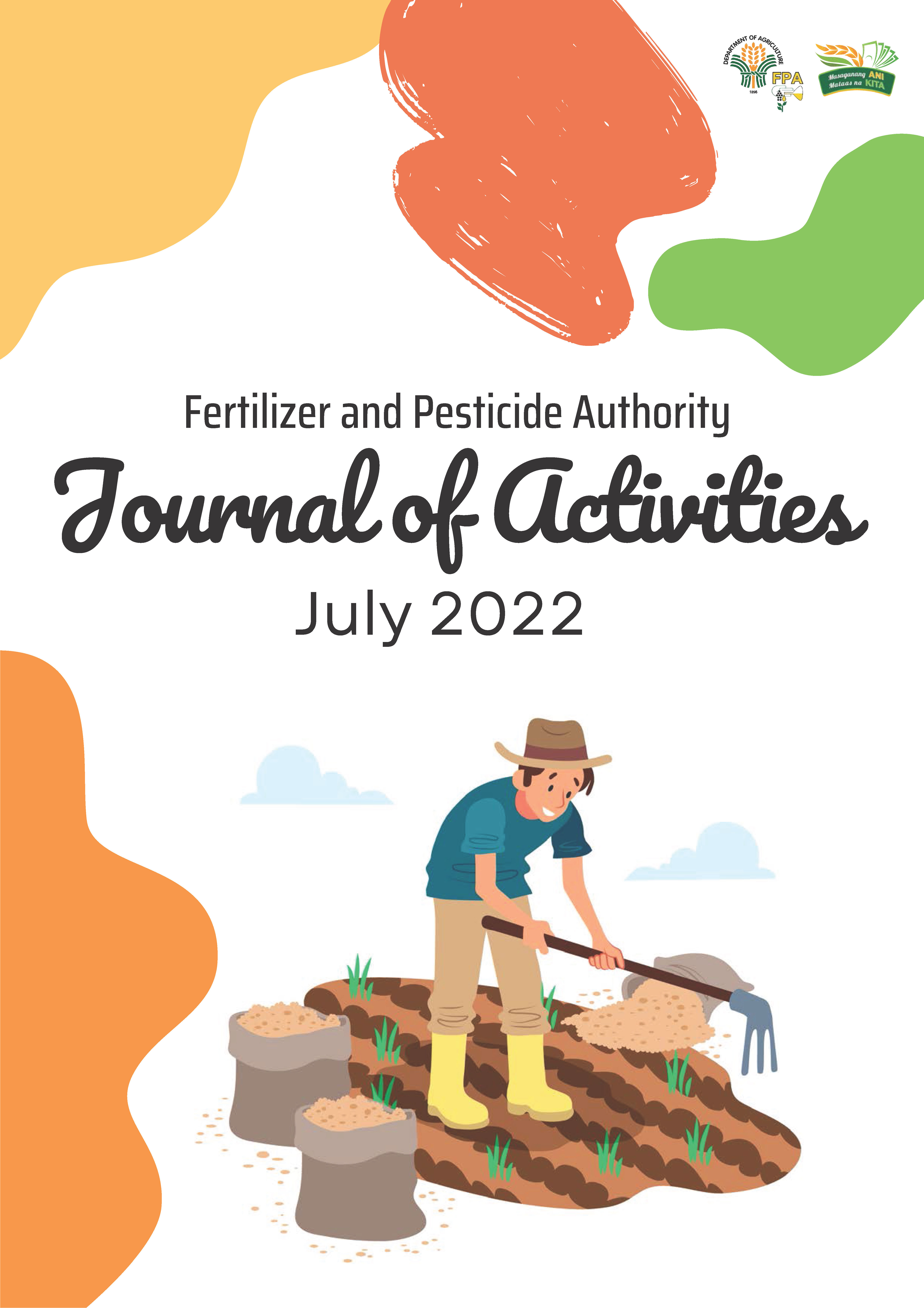 JOURNAL OF ACTIVITIES - July -2022