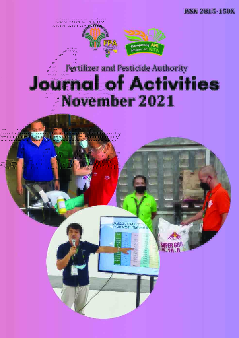JOURNAL OF ACTIVITIES - November 2021
