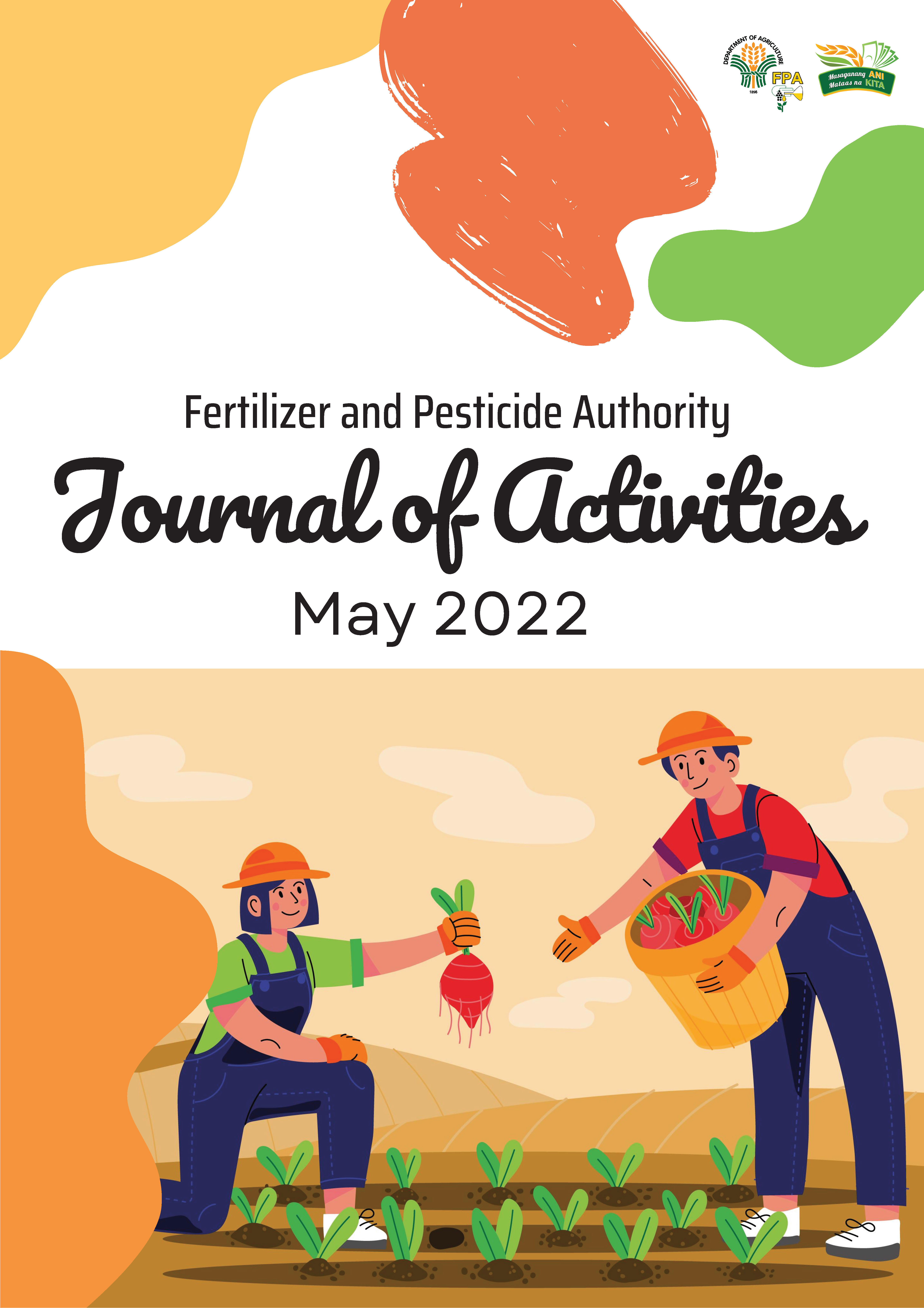 JOURNAL OF ACTIVITIES - May -2022