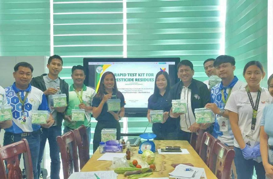 8 FPA Region II personnel attend training on RTK for pesticide residue in vegetables